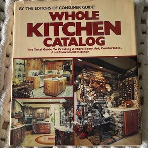 Vintage 1978,Whole Kitchen Catalog Hardcover Book. 192 pages. GUC